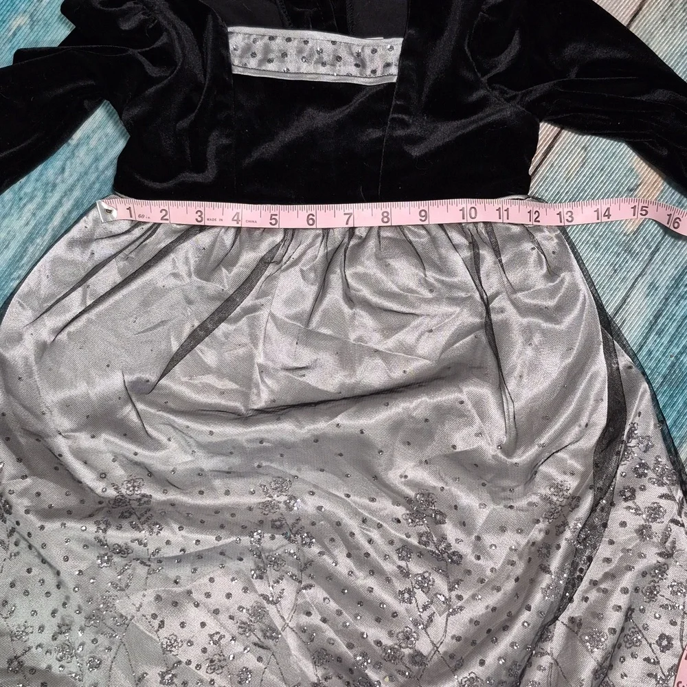 Jona Michelle Black and Silver Dress
